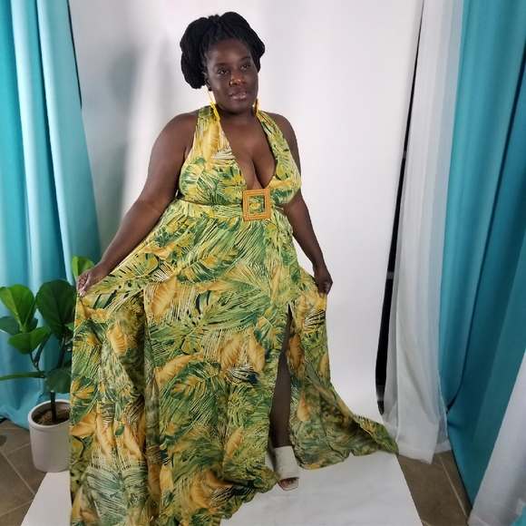 Tropical Breeze Maxi Dress - Picture 2 of 2
